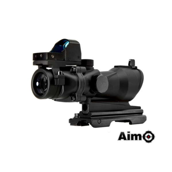 aim-o - red dot acog ta 31 replica 4x32 + mini red dot