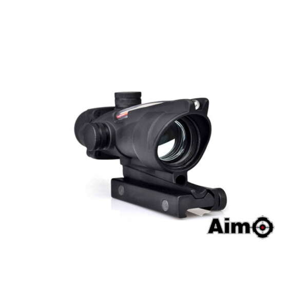aim-o - red dot acog ta replica 1x32 con fibra ottica rossa