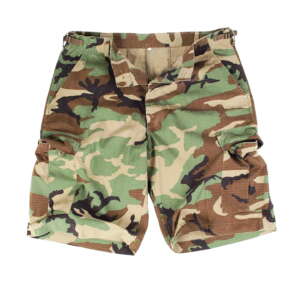 miltec - pantalone corto bermuda prewash ripstop woodland