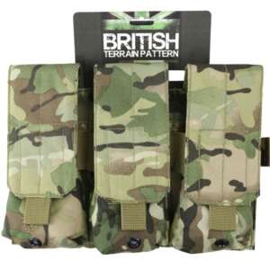 kombat uk  tasca porta caricatori tripla velcro original style  btp