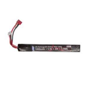 asg - batteria li-fe 9,9v 1000mah 20c singola attacco t-plug deans