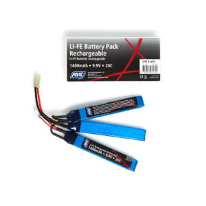 asg - batteria li-fe 9,9v 1400mah 20c tripla