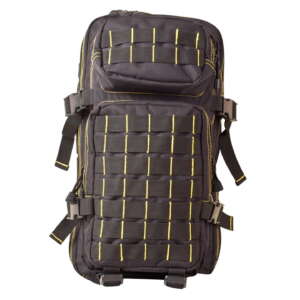 kombat uk - zaino 28l small assault pack cuciture arancio-giallo black