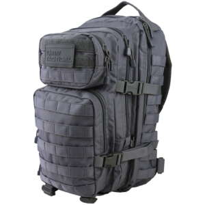 kombat uk - zaino 28l hex stop small molle assault gun metal grey