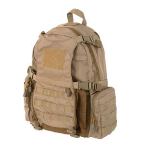 8 fields  cargo pack con porta elmetto esterno  tan