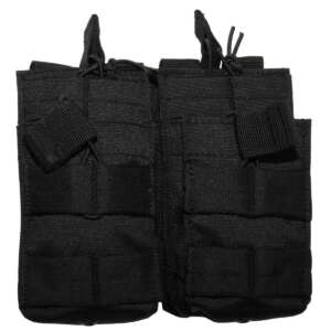 mfh - tasca porta caricatori doppia sovrapposti black