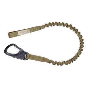 warrior  cinghia ritenzione personale personal lanyard with tango carabiner  tan