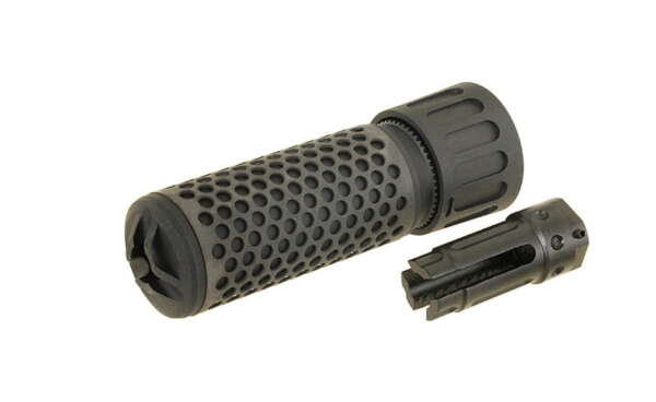 big dragon - silenziatore con spegnifiamma sgancio rapido qd 5.56 black