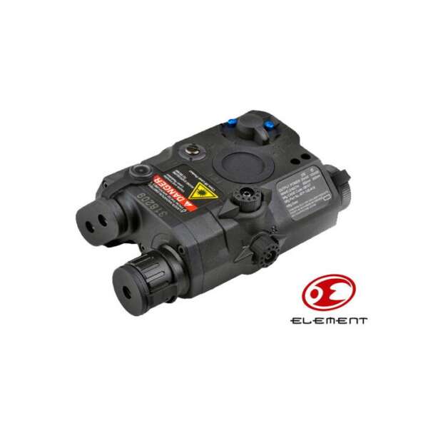 element - an-peq 15 la-5 con torcia e laser rosso black