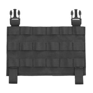 warrior  detachable front panel plain  black