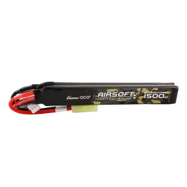 Gens ace batteria li-po 7,4v 1500mah 25c sdoppiata