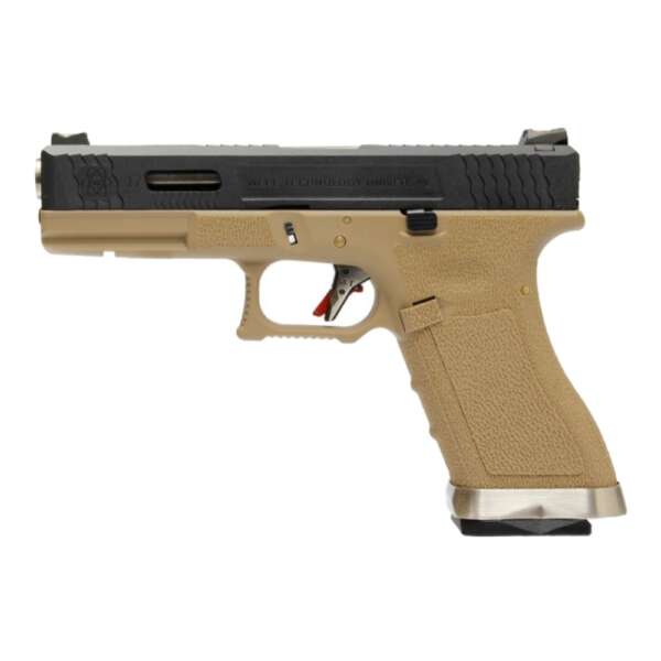 we g17 force series tan carrello nero canna silver - gas