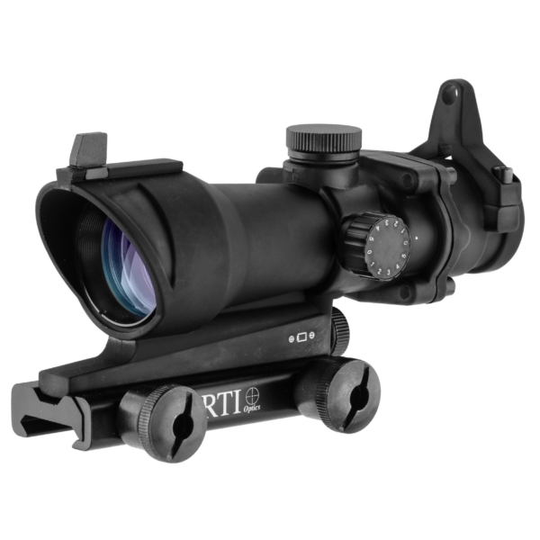 rti  red dot acog replica  black
