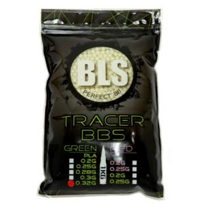 bls - pallini tracer bio 0,32g 1kg 3125bb  green