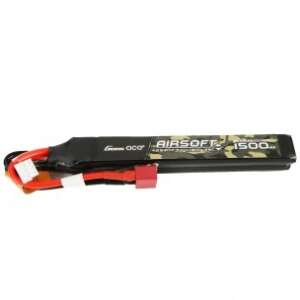GENS ACE - BATTERIA LI-PO 7,4V 1500MAH 25C SDOPPIATA T-PLUG DEANS